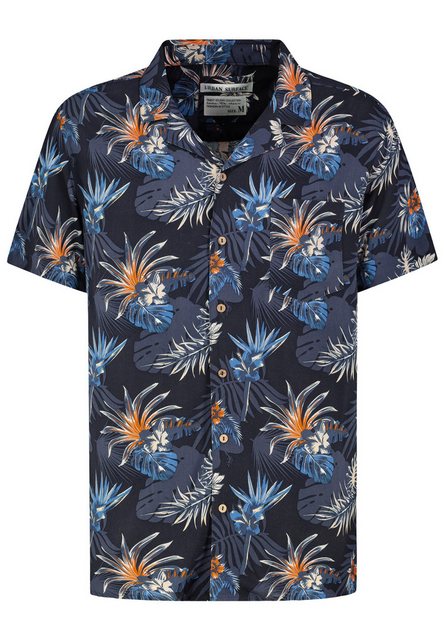 Urban Surface Kurzarmhemd Allover-Print Tropical Flowers günstig online kaufen