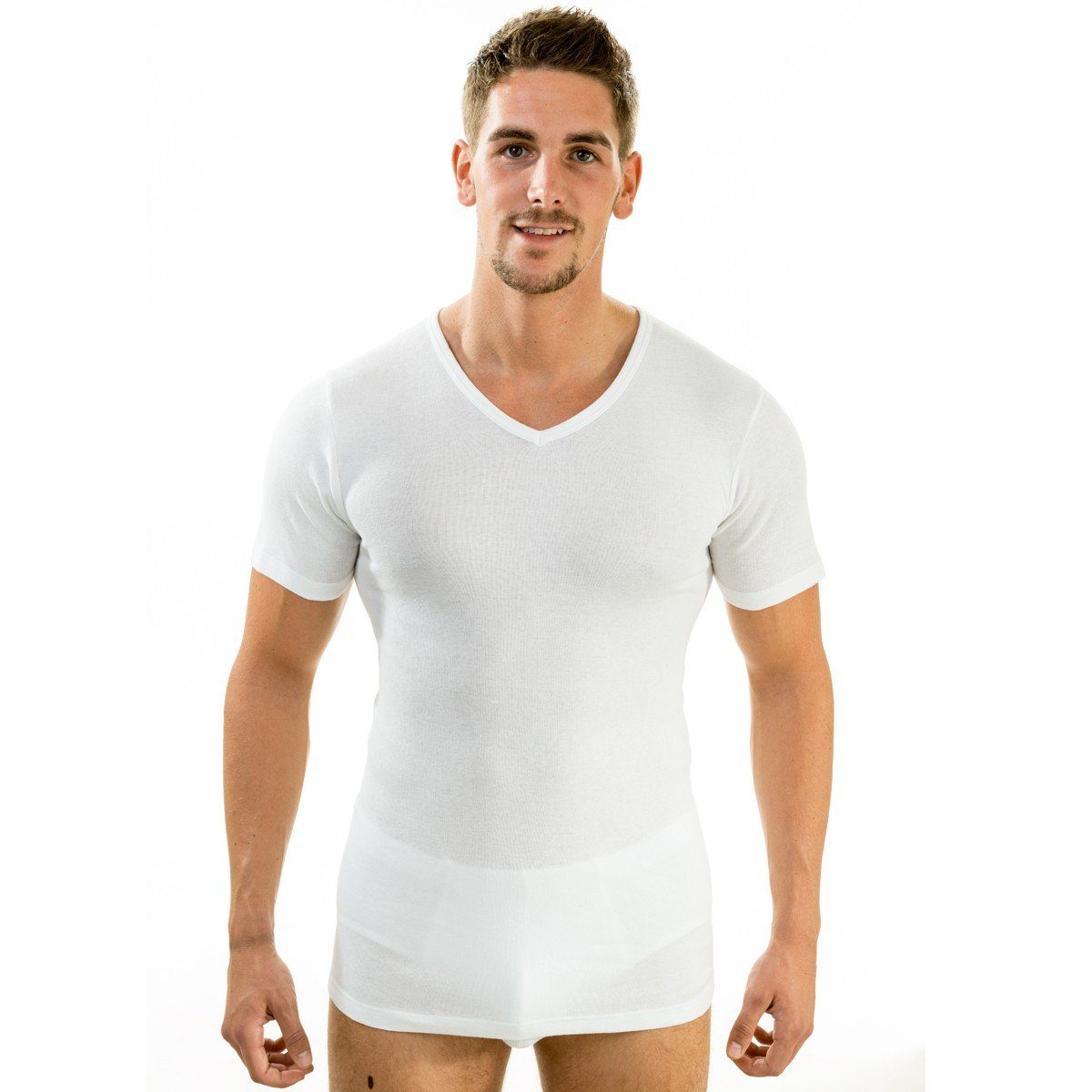 HERMKO Unterziehshirt 16488 Herren kurzarm Business günstig online kaufen