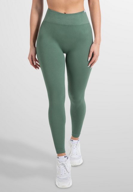 Smilodox Leggings Amaze Ripp, Blickdichte Sporthose aus Rippstoff Yoga & Fi günstig online kaufen