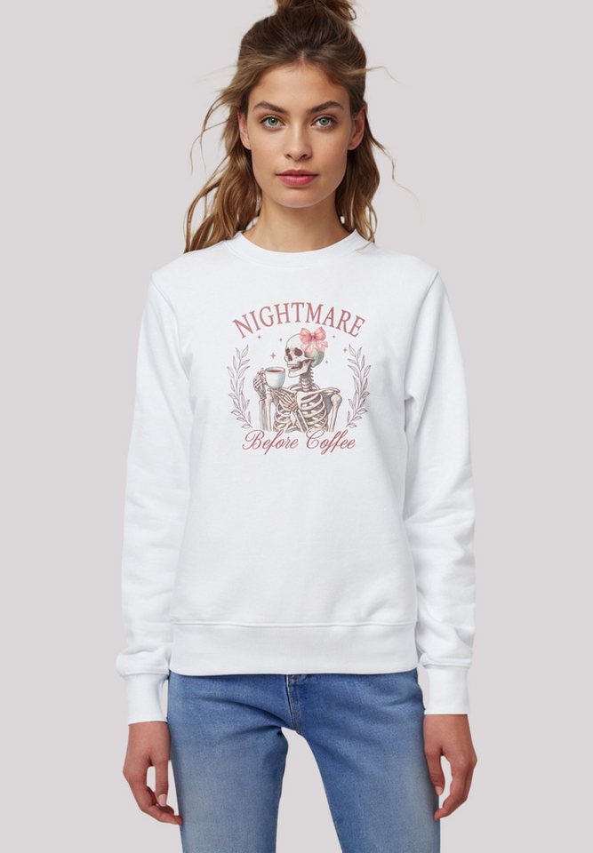 F4NT4STIC Sweatshirt Nightmare Before Coffee Premium Qualität günstig online kaufen