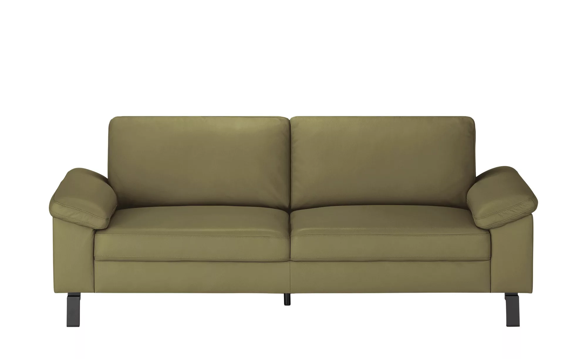 Max Schelling Ledersofa  Maximum - grün - 224 cm - 86 cm - 97 cm - Polsterm günstig online kaufen