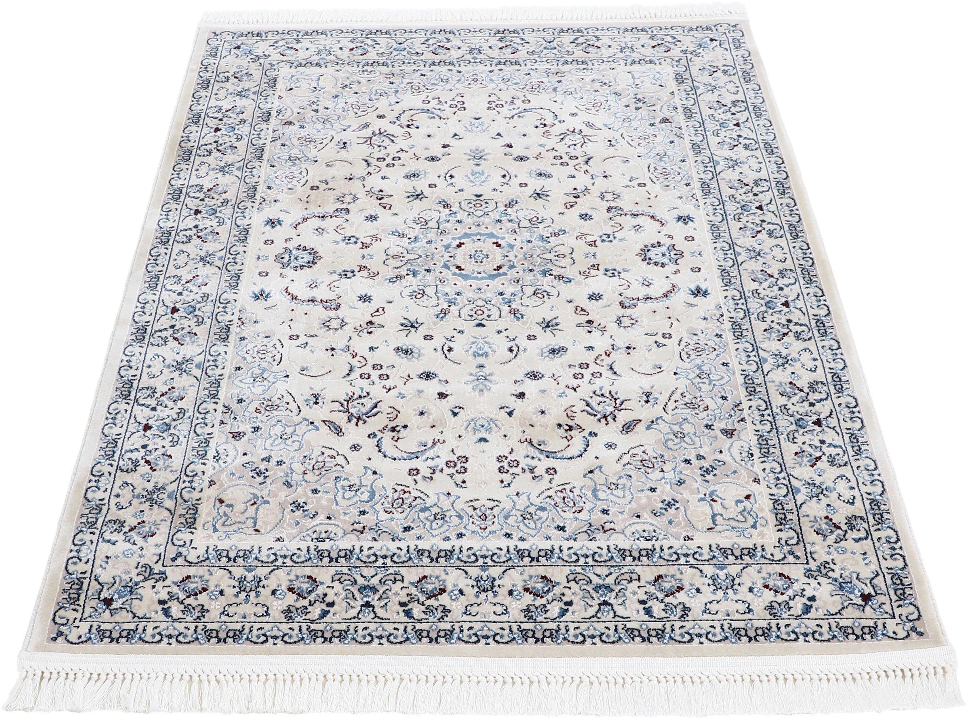 carpetfine Teppich »Nain Diane, auch als Läufer«, rechteckig, 8 mm Höhe, Ku günstig online kaufen