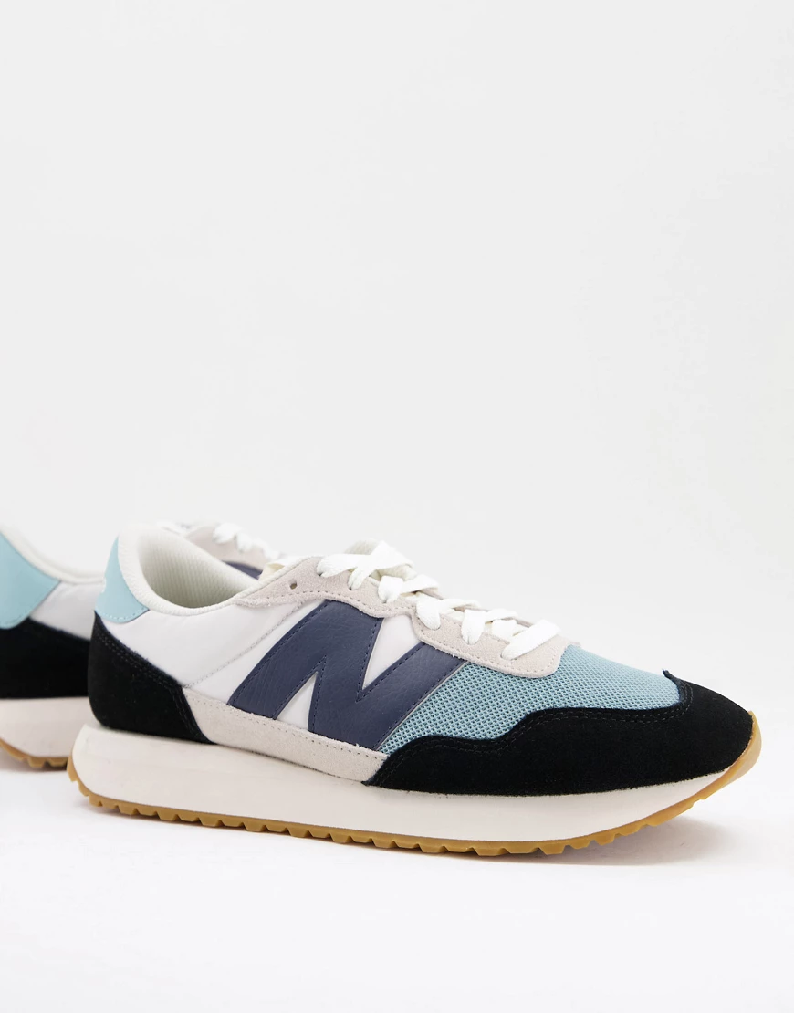 New Balance – 237 – Sneaker im Blockfarbendesign in Marineblau und Burgunde günstig online kaufen