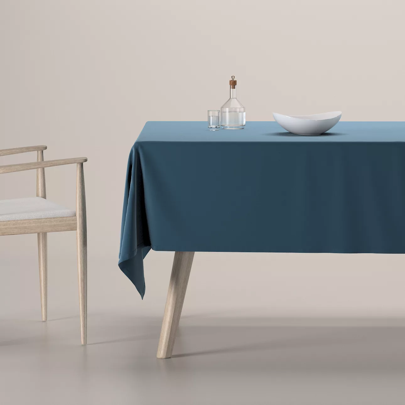 Rechteckige Tischdecke, blau, Velvet (704-16) günstig online kaufen