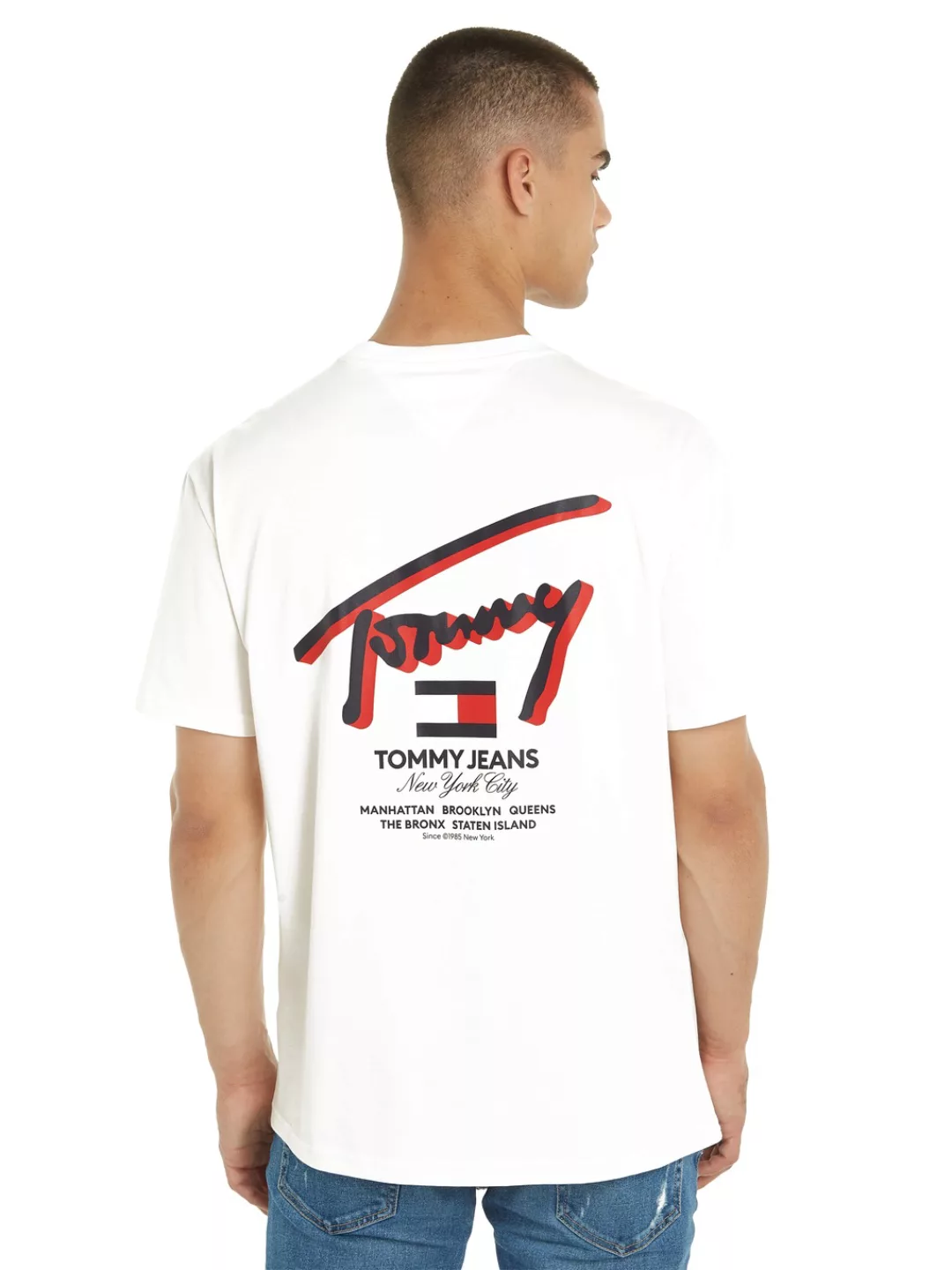 Tommy Jeans T-Shirt "TJM REG 3D STREET SIGNTR TEE EXT" günstig online kaufen