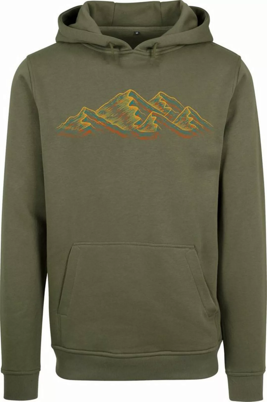 Baddery Kapuzenpullover Hoodie: "Alpen" - Kletter Kleidung Wandern, hochwer günstig online kaufen