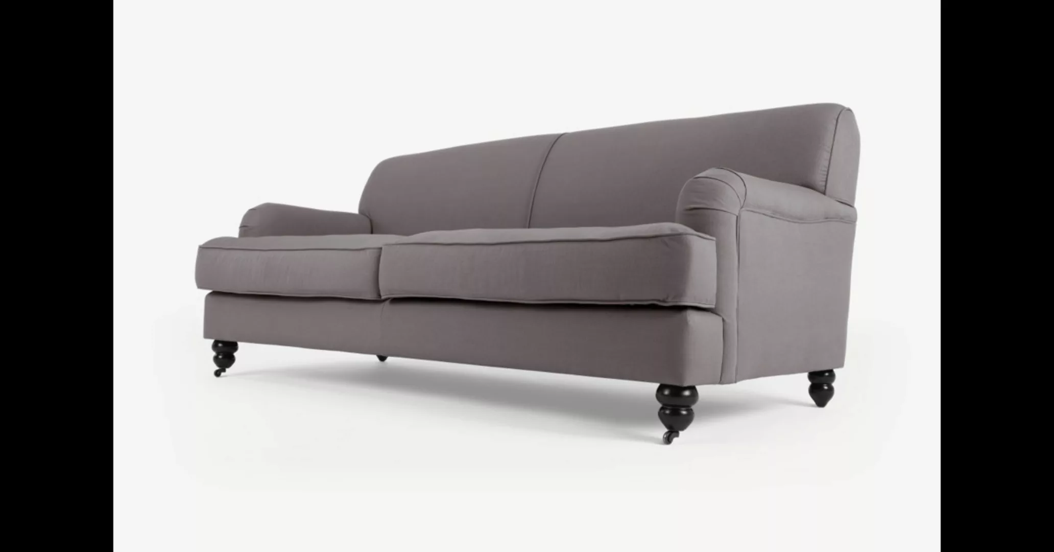 Orson 3-Sitzer Sofa, Graphitgrau - MADE.com günstig online kaufen