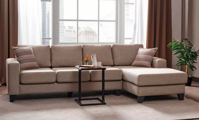 Xlmoebel Ecksofa Wohnecke L-förmige Couch Sitzpolster Luxusmöbel, 1 Teile, günstig online kaufen