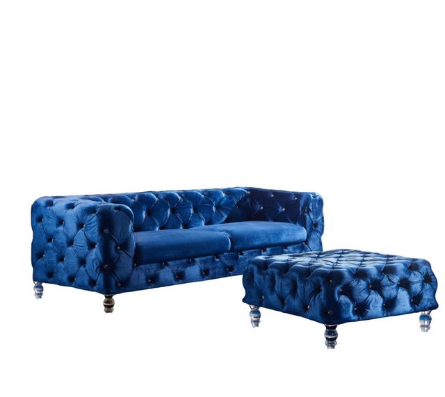 JVmoebel Chesterfield-Sofa Chesterfield Design Luxus Polster Sofa Couch Sit günstig online kaufen