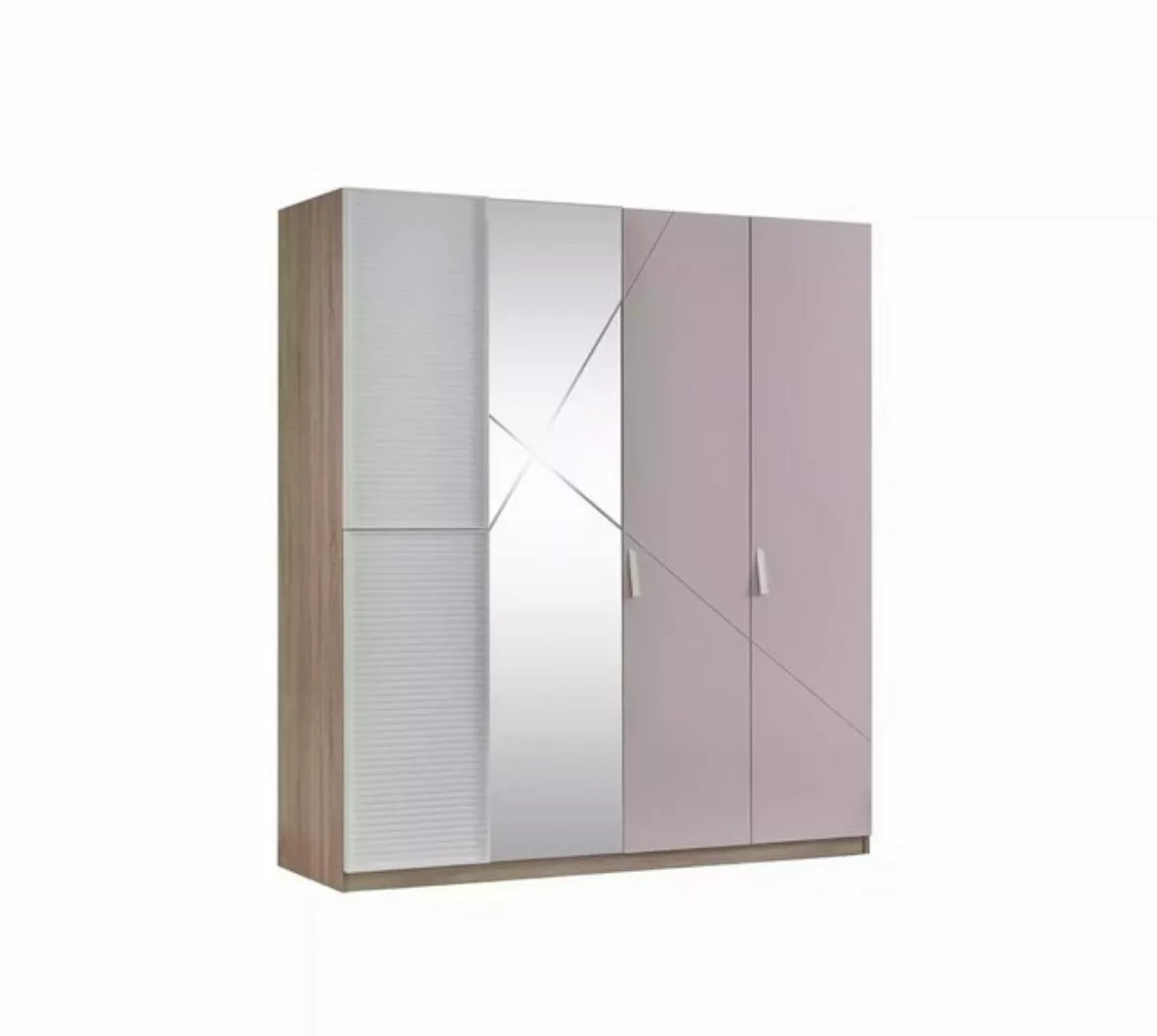 JVmoebel Kinderkleiderschrank Kleiderschrank Schrank Kinderzimmer Holz Rosa günstig online kaufen