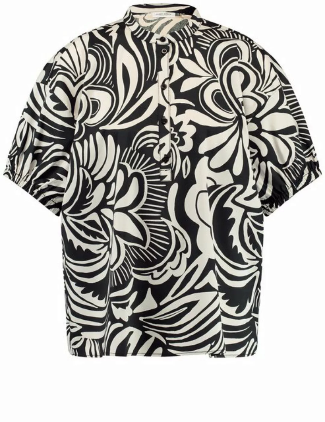 GERRY WEBER Klassische Bluse Legere Bluse mit Allover-Muster günstig online kaufen