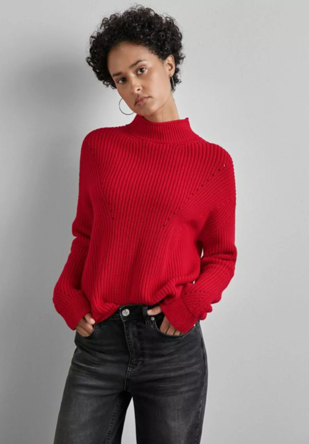 STREET ONE Strickpullover, mit Turtleneck günstig online kaufen