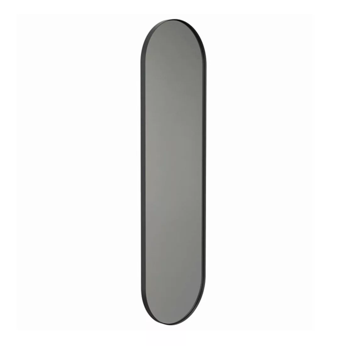 FROST - Unu 4139 Spiegel 40x140cm - schwarz/mit schmalem Regalrahmen/T 3cm günstig online kaufen