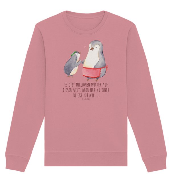 Mr. & Mrs. Panda Longpullover Größe XS Pinguin mit Kind - Canyon Pink - Ges günstig online kaufen