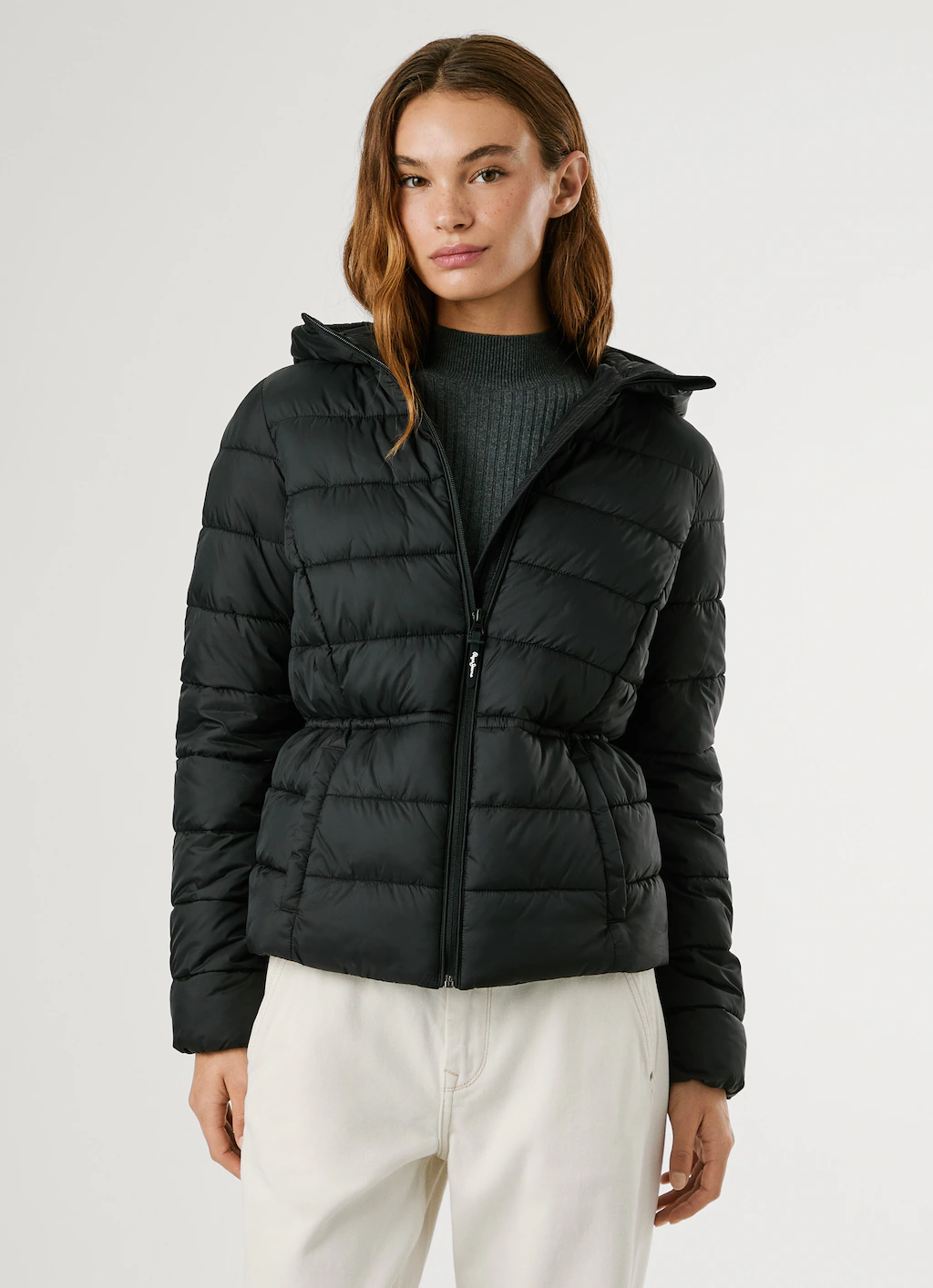 Pepe Jeans Steppjacke "SALLY SHORT", mit Kapuze, tailliert, mit verstellbar günstig online kaufen
