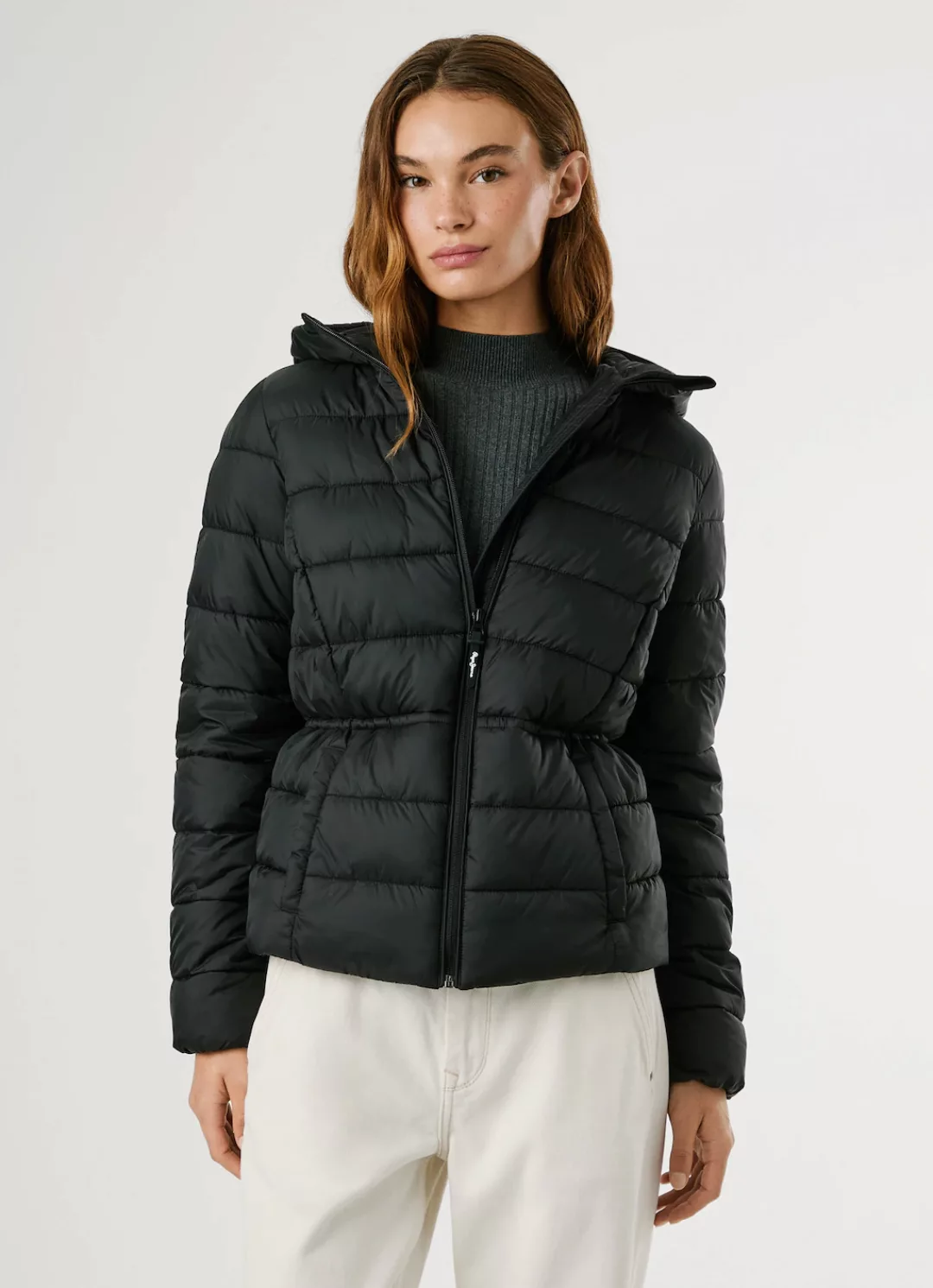 Pepe Jeans Steppjacke "SALLY SHORT", mit Kapuze, tailliert, mit verstellbar günstig online kaufen