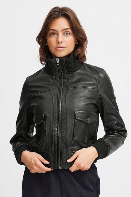 OXMO Lederjacke OXDenny Jacket Modische Jacke im Piloten-Stil günstig online kaufen