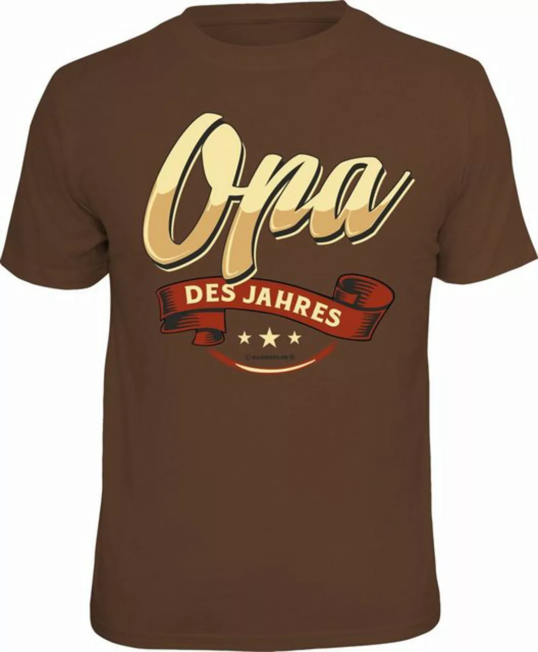 Rahmenlos T-Shirt für den Großvater - Opa des Jahres günstig online kaufen