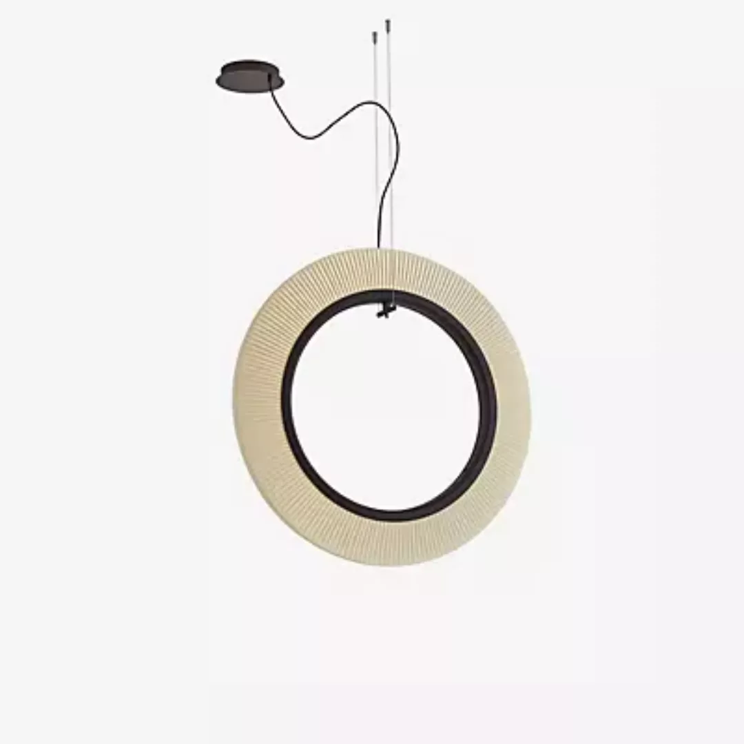 Bover Roda Pendelleuchte LED vertikal, creme - 120 cm günstig online kaufen