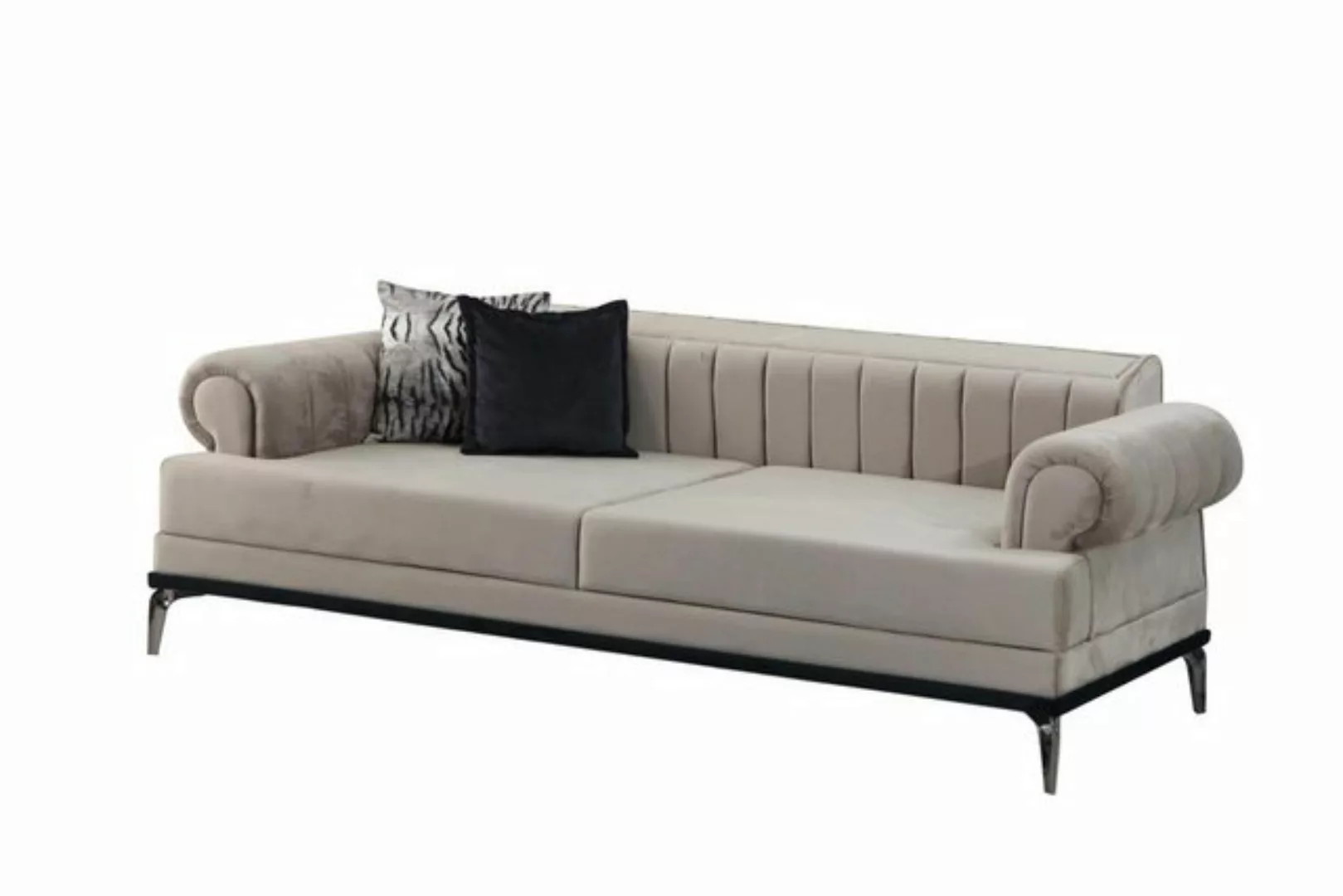 JVmoebel 3-Sitzer Exklusive 3-Sitzer Sofa Modern Holz Wohnzimmer Möbel farb günstig online kaufen