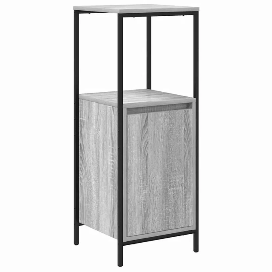 vidaXL Badezimmerspiegelschrank Badschrank mit Regalen Grau Sonoma 36x35x95 günstig online kaufen