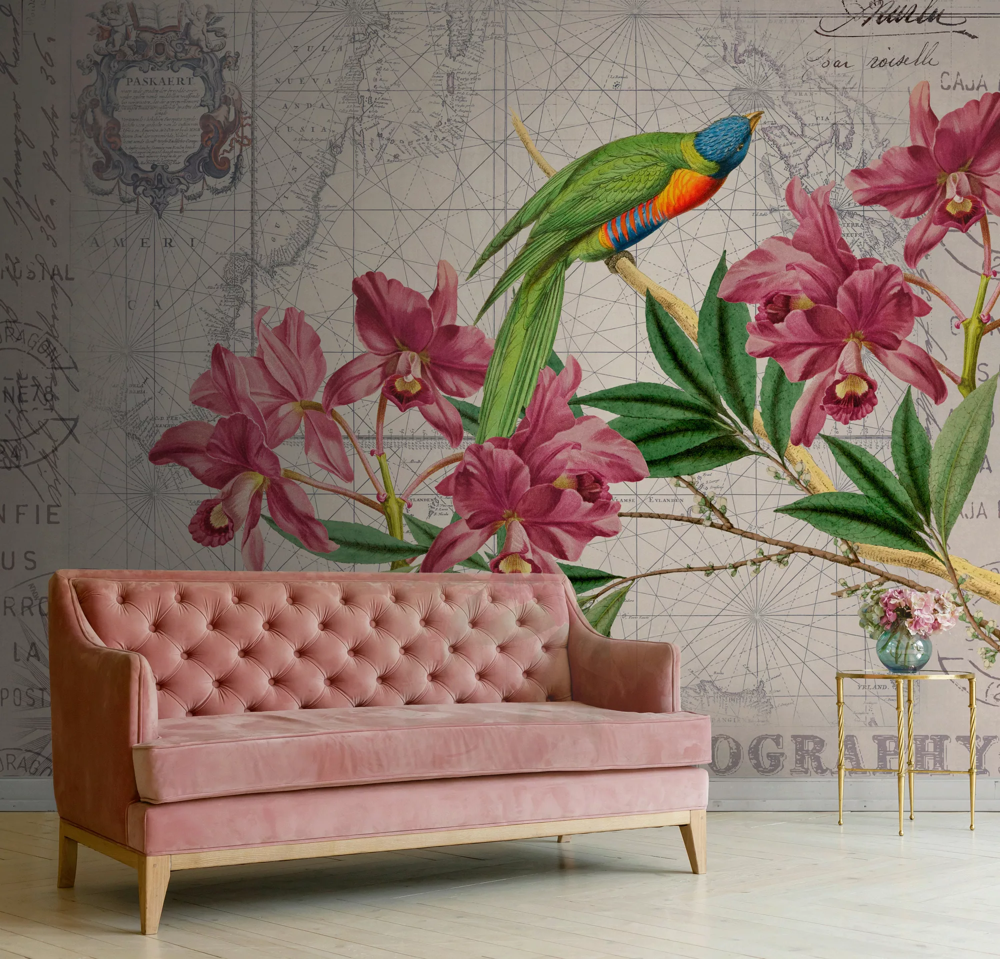 living walls Fototapete »ARTist Bird Discovery« günstig online kaufen