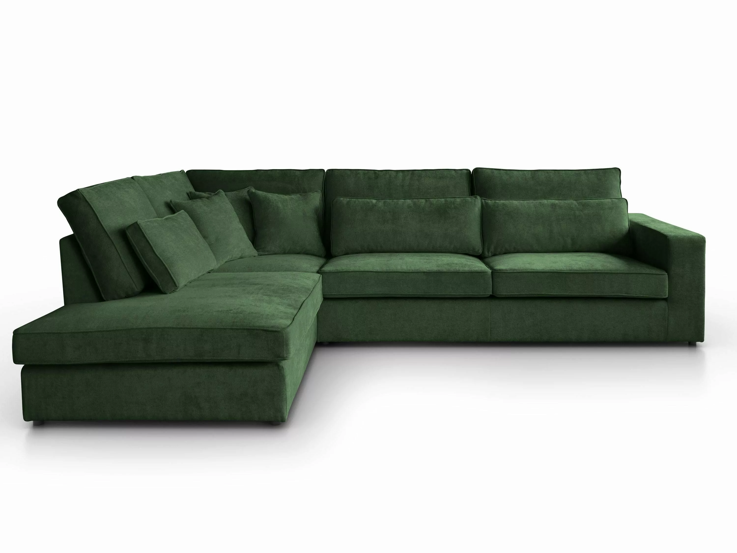 Beautysofa Ecksofa mit dekorativen Kissen PARMA, günstig online kaufen