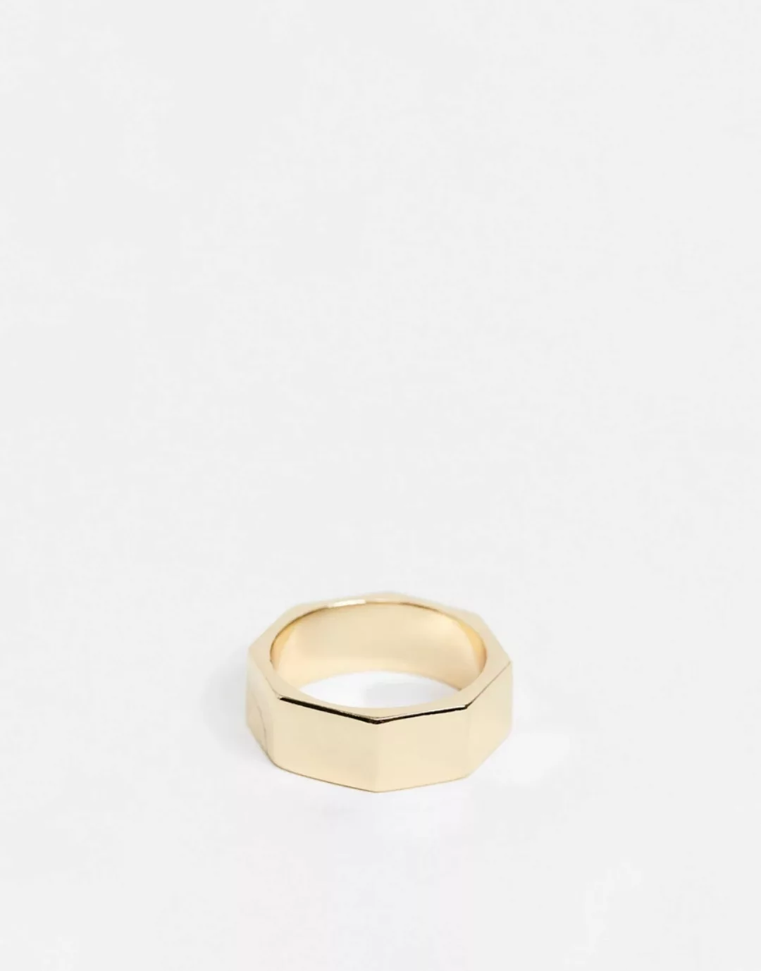 Bolongaro Trevor – Ring mit achteckigem Design-Gold günstig online kaufen