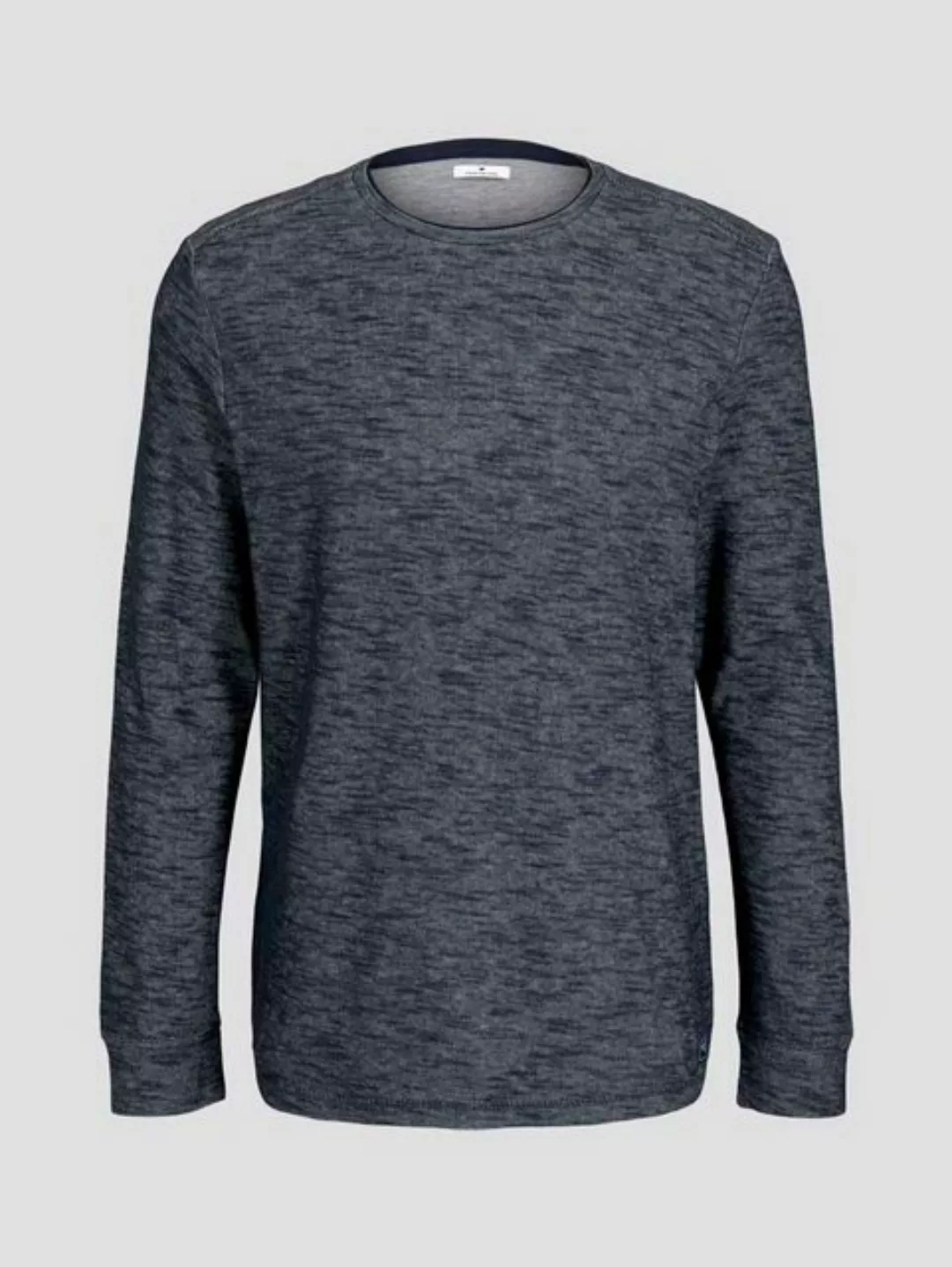 TOM TAILOR Rundhalsshirt Double Face Longsleeve (1-tlg) günstig online kaufen