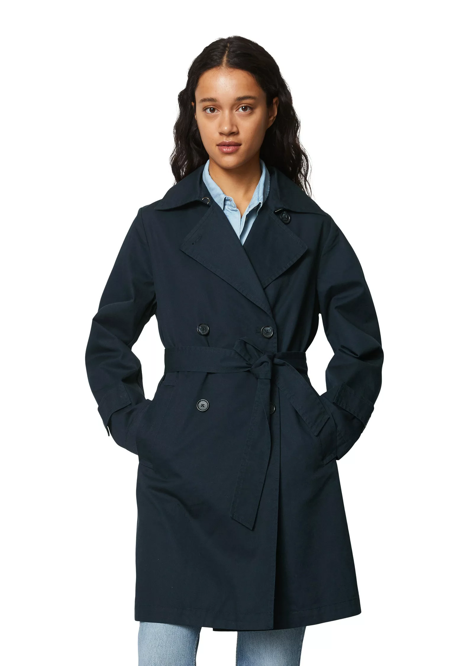 Marc OPolo Trenchcoat "aus Organic Cotton-Twill" günstig online kaufen