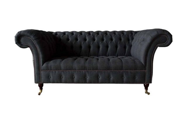 Xlmoebel Sofa Design Chesterfield Gewebe Sofa 2 Sitzer Polster Neu, Hergest günstig online kaufen