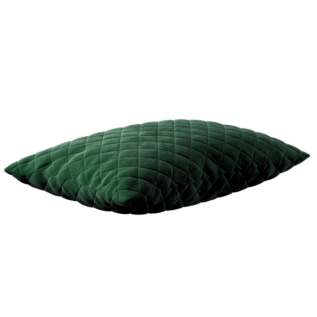 Kissenhülle Kinga gesteppt 60x40cm, grün, 60 x 40 cm, Velvet (704-13) günstig online kaufen