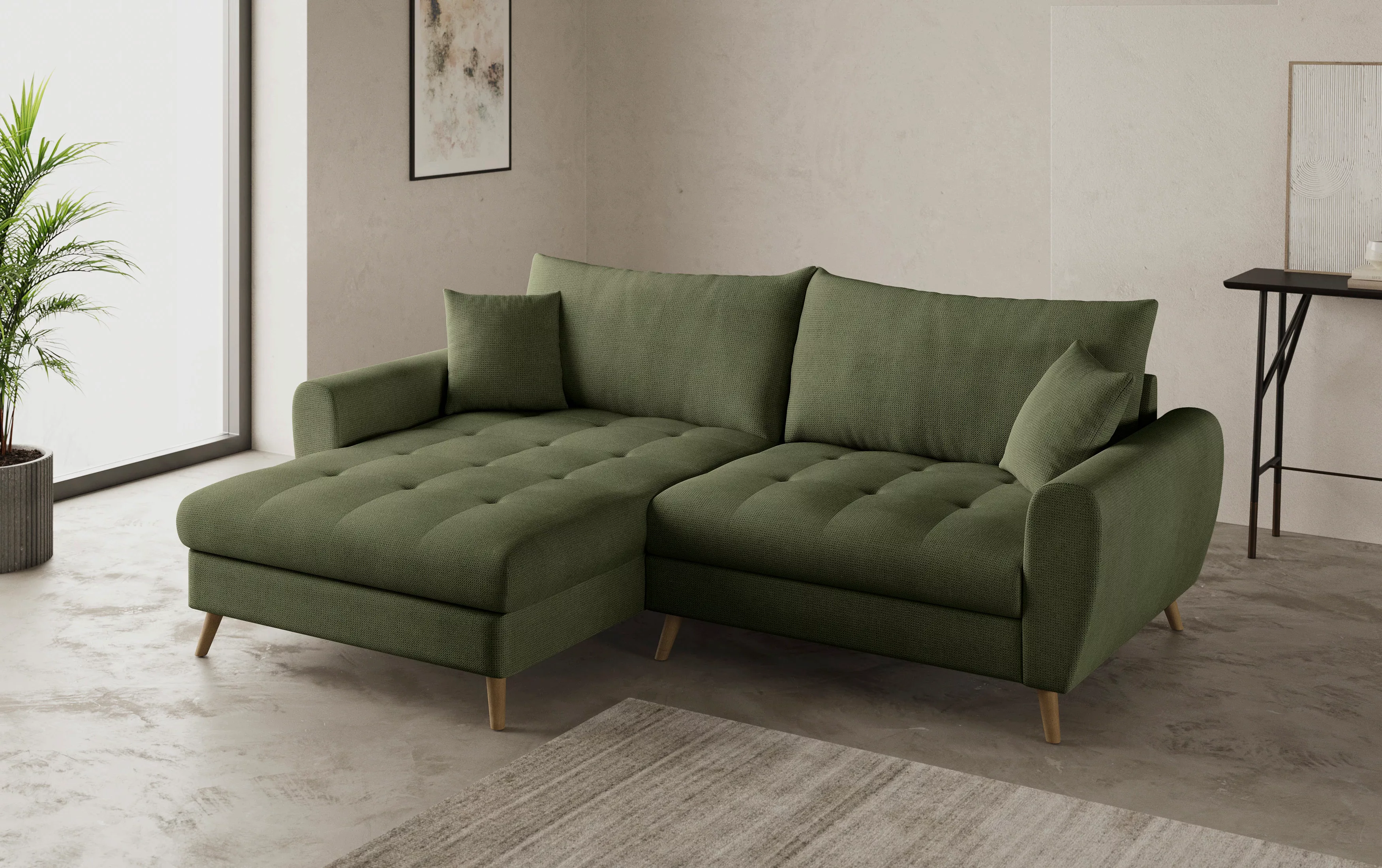 Home affaire Ecksofa "Blackburn II, L-Form", Mit Kaltschaumpolsterung bis 1 günstig online kaufen