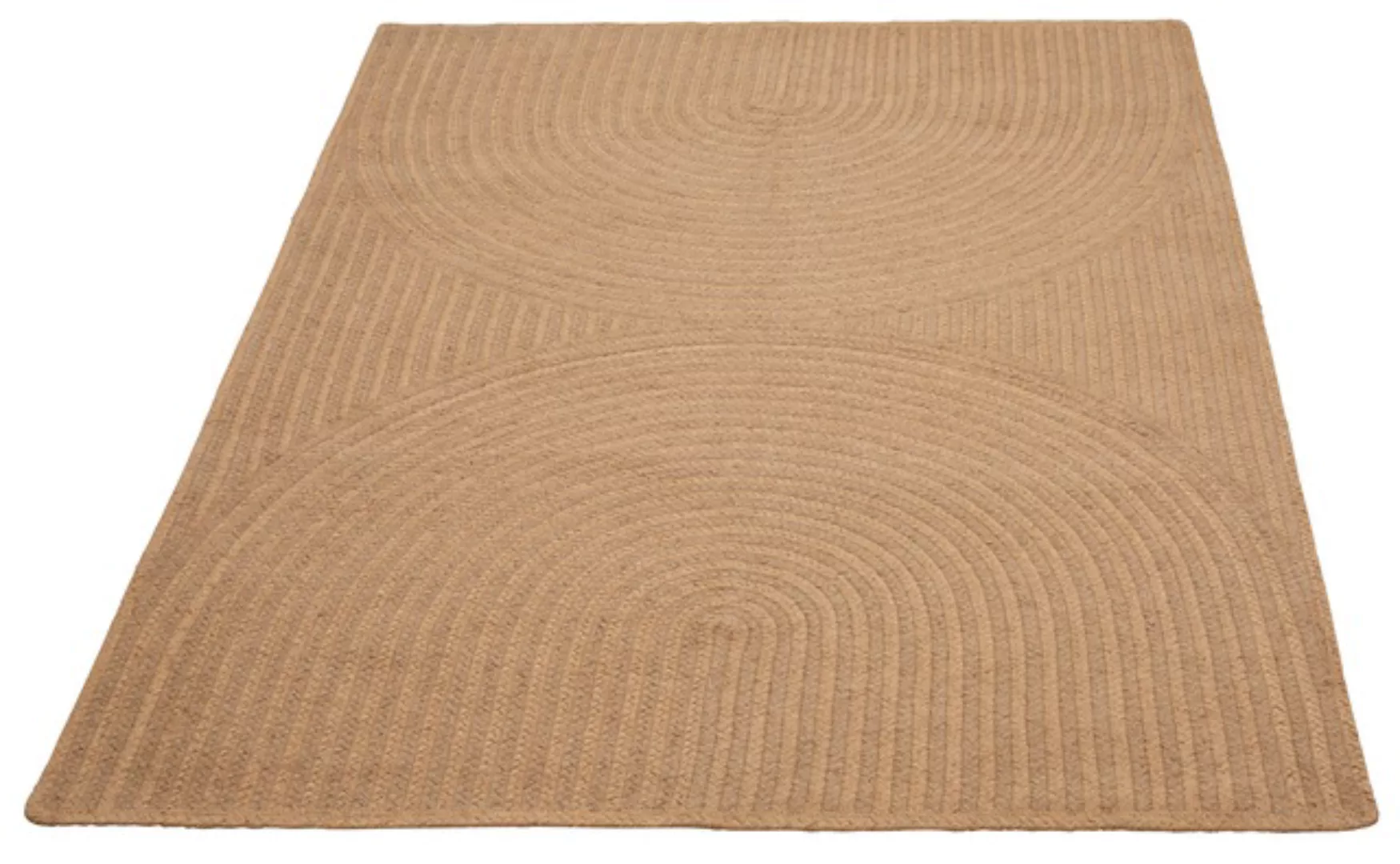 my home Teppich »Naturala, Jute-Teppich, handgefertigt«, rechteckig, 5 mm H günstig online kaufen