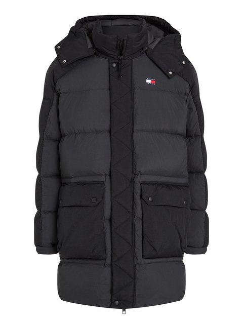 Tommy Jeans Steppmantel TJM TWO TONE PARKA kontrastfarbene Einsätze günstig online kaufen