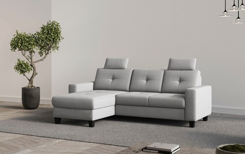 Places of Style Ecksofa "Varese", wahlweise mit Bettfunktion und Bettkasten günstig online kaufen
