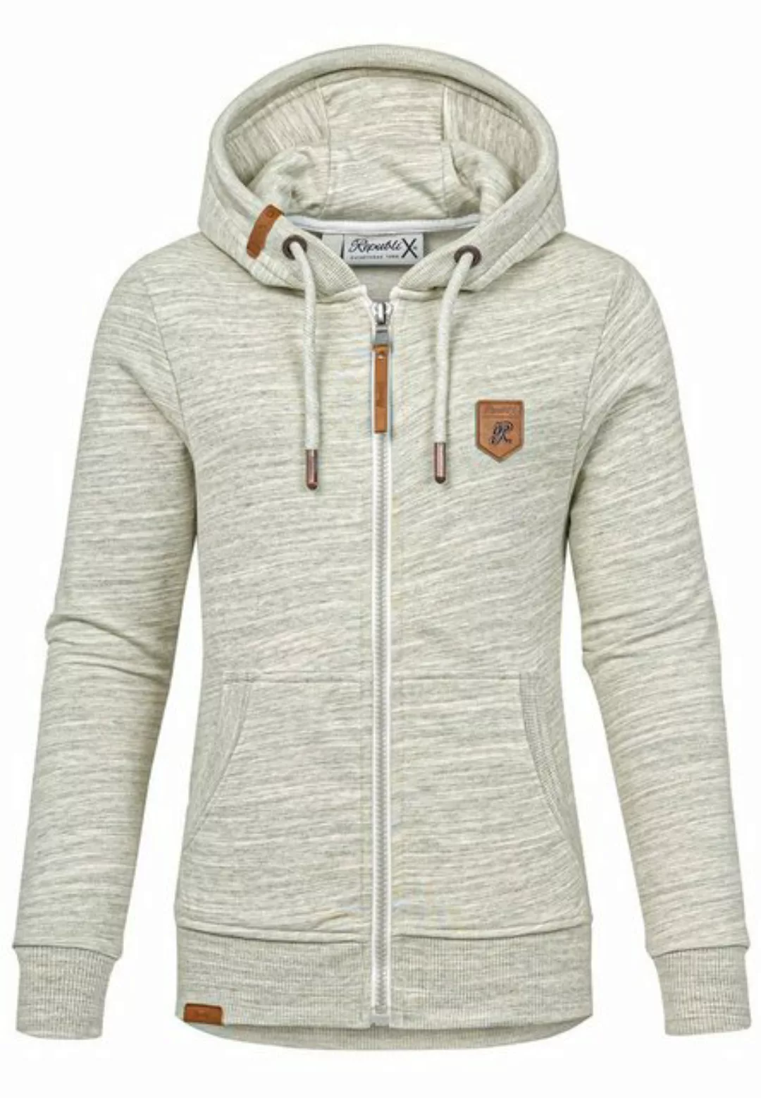 REPUBLIX Sweatjacke FREYA Damen Hoodie Sweatshirt Pullover Zipper Jacke günstig online kaufen