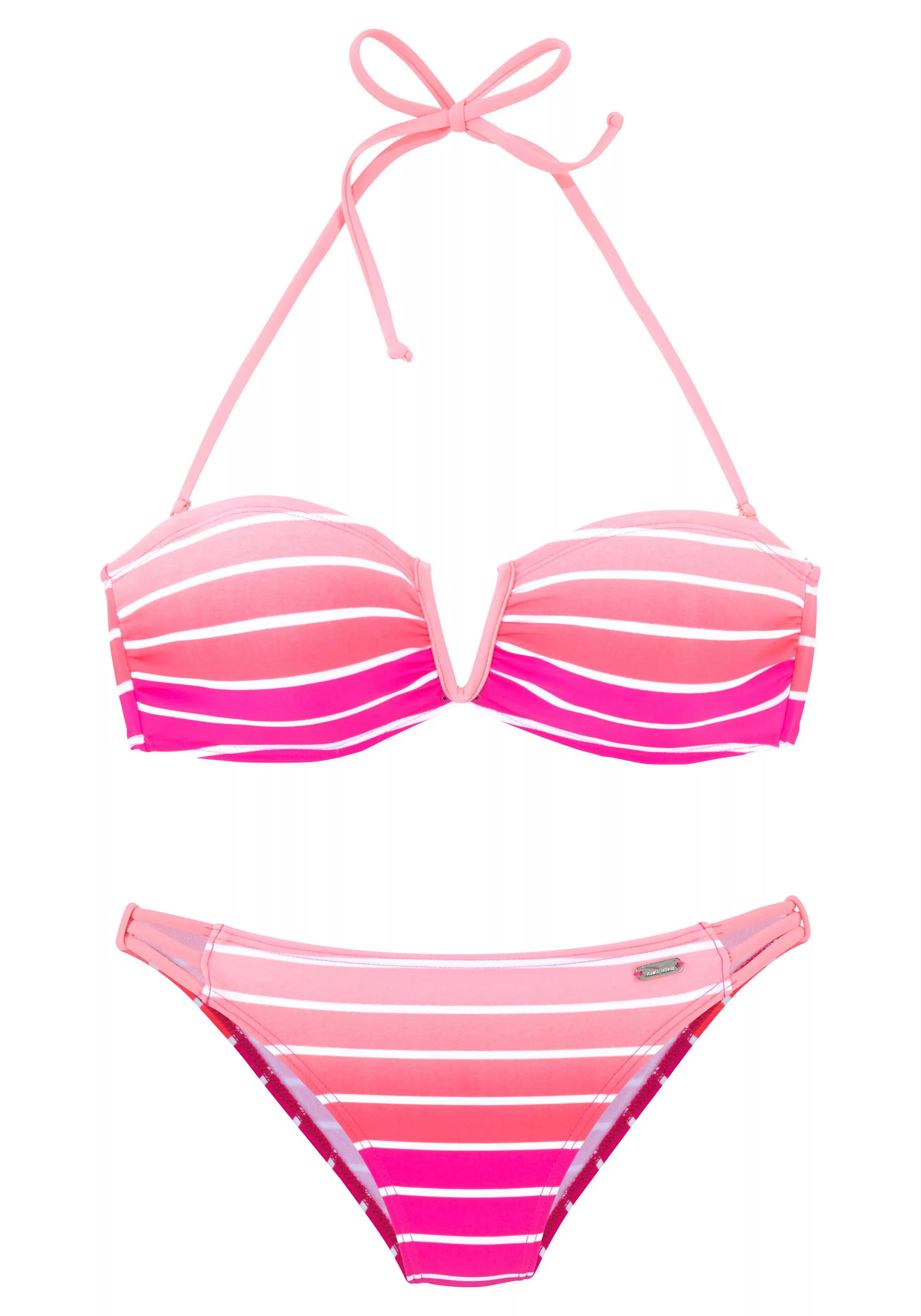 Venice Beach Bandeau-Bikini, mit Farbverlauf günstig online kaufen