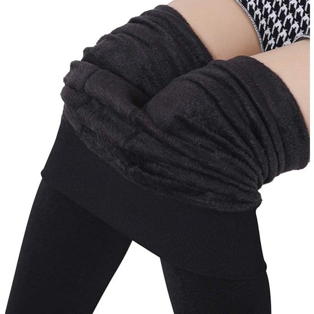 Truyuety Thermoleggings Damen thermal Super dick Leggings dehnbar Hüftheben günstig online kaufen