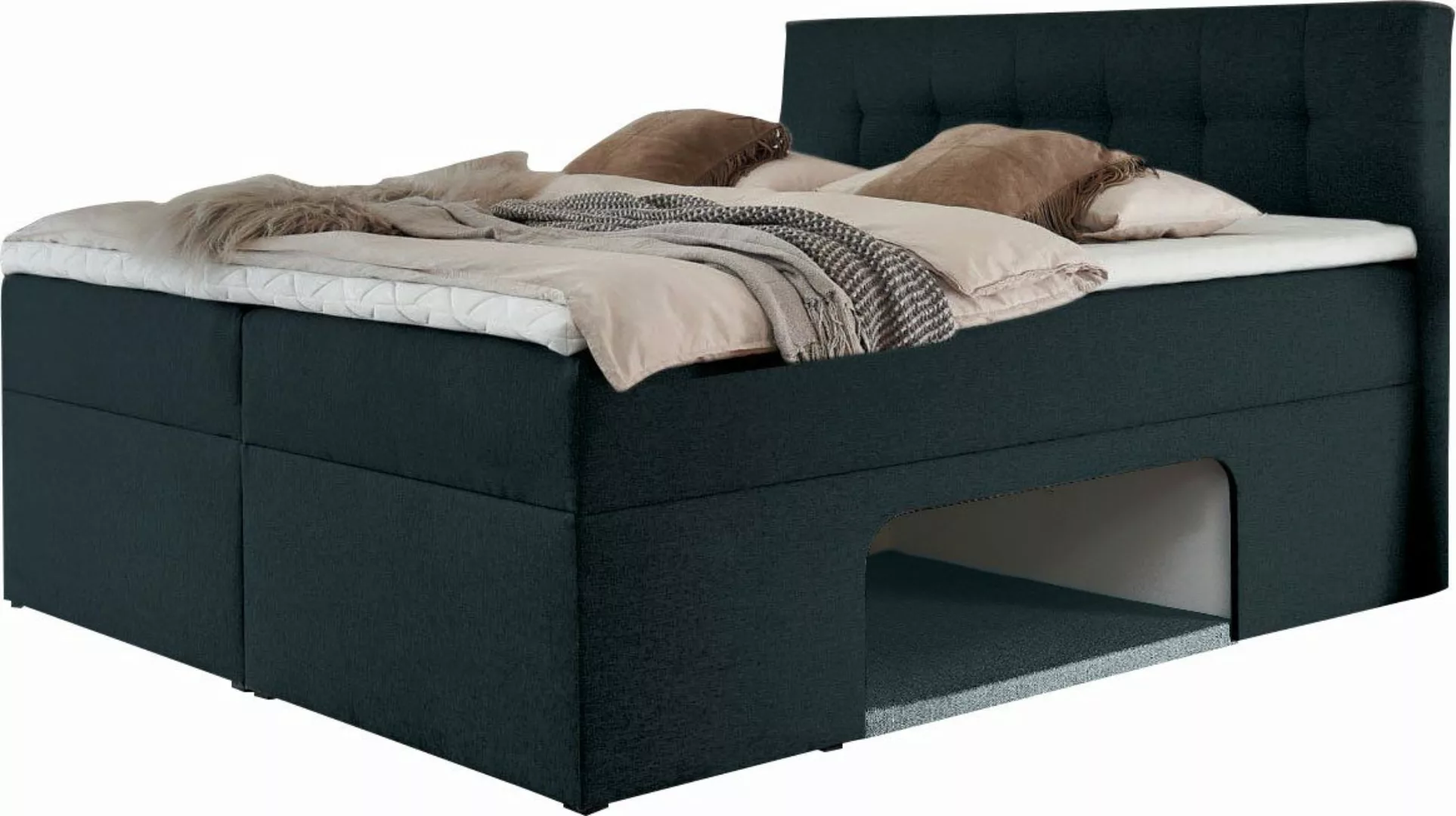 Places of Style Boxbett "Carolin", mit Nische inkl. gepolsterter Unterlage günstig online kaufen