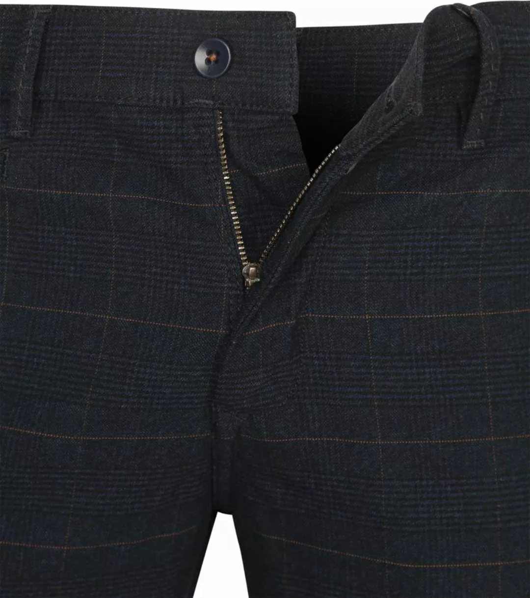Pierre Cardin Hose Tartan Marineblau - Größe W 36 - L 32 günstig online kaufen