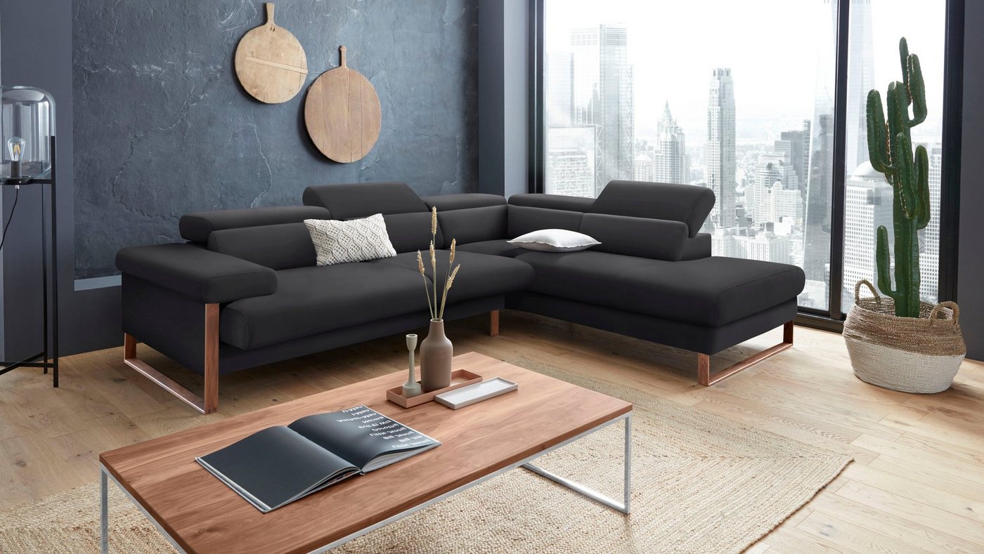 W.SCHILLIG Ecksofa "finn, Designsofa mit tollem Sitzkomfort, bequem, L-Form günstig online kaufen