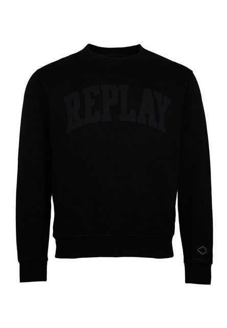 Replay Sweatshirt Pullover Sweatshirt mit Rundhalsausschnitt und (1-tlg) günstig online kaufen