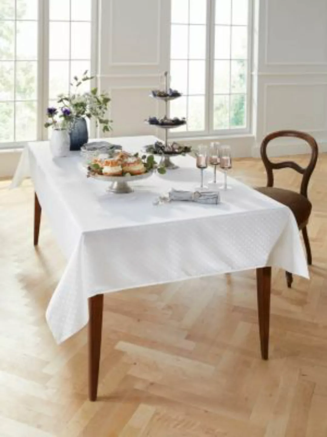 HOME Living Tafeldecke Classique Tischdecken creme günstig online kaufen
