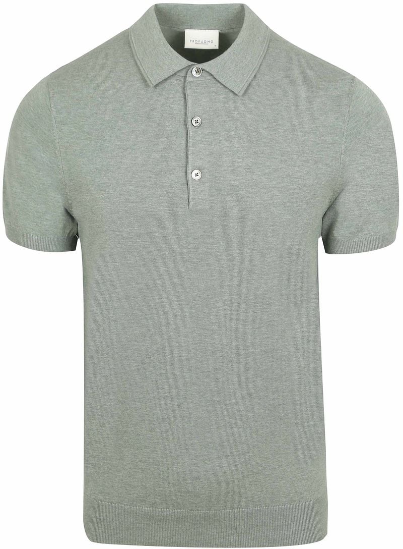 Profuomo Poloshirt Luxury Knitted Grün - Größe XXL günstig online kaufen