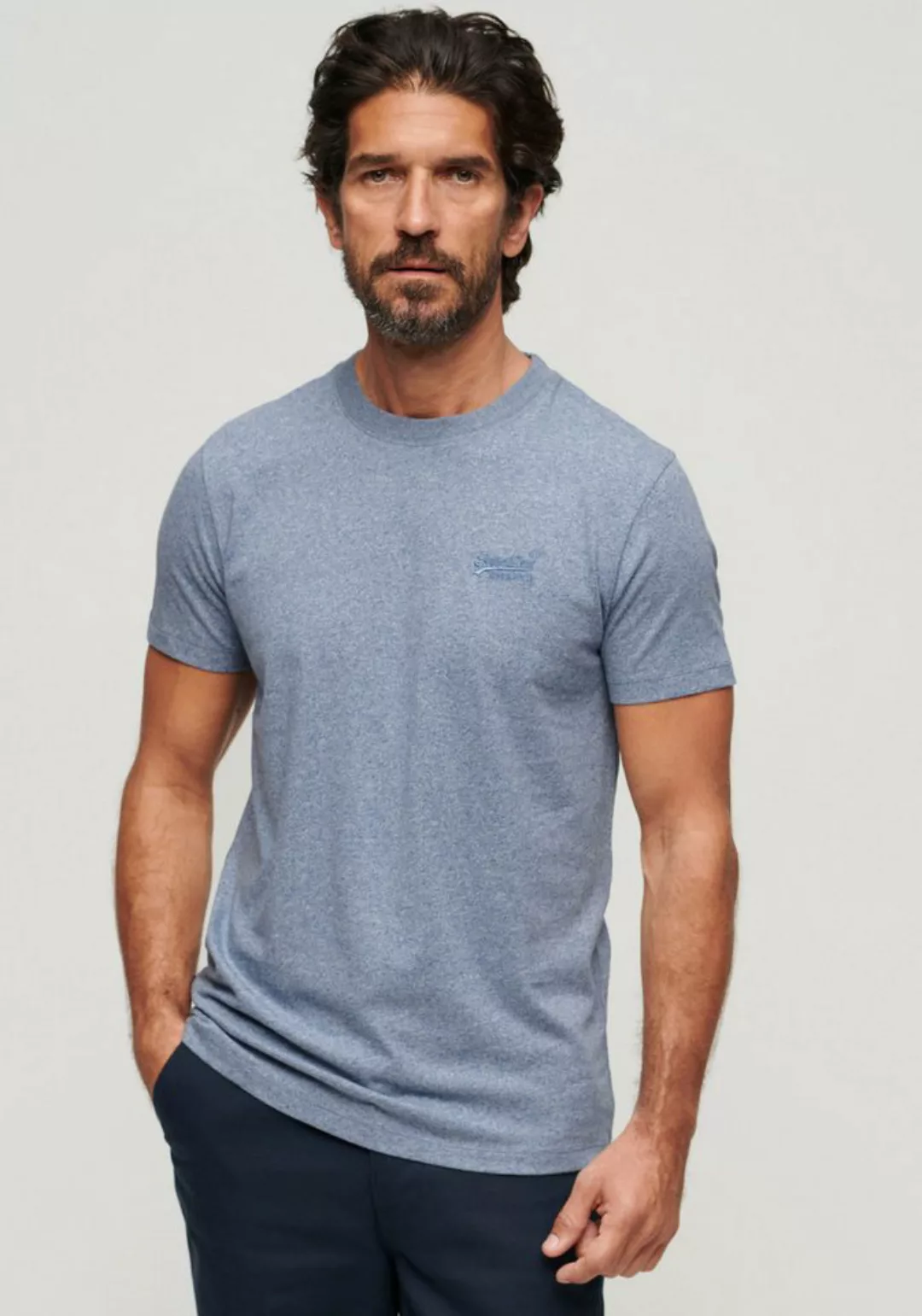 Superdry Rundhalsshirt Organic Cotton Essential Logo T-Shirt günstig online kaufen