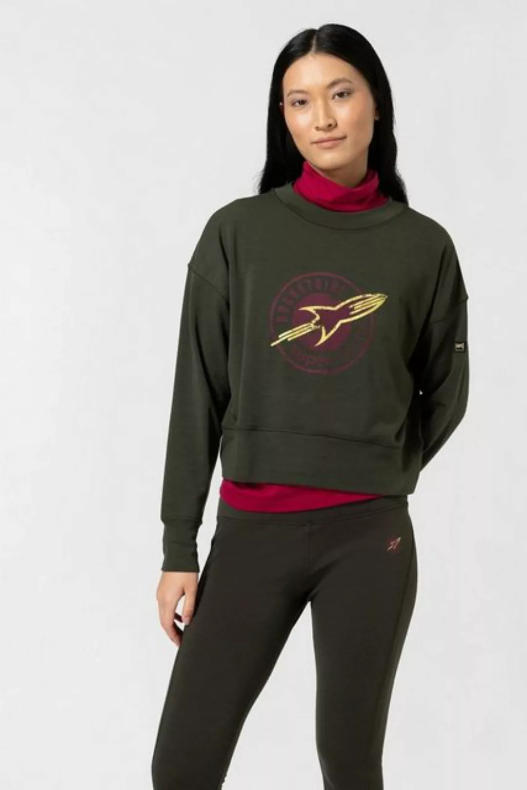 SUPER.NATURAL Sweatshirt Merino Pullover W ROCKET260 CREWNECK SWEATER funkt günstig online kaufen