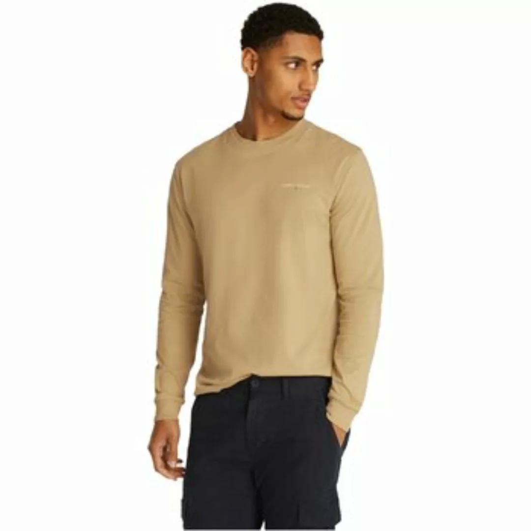 Tommy Jeans Langarmshirt "TJM SLIM LINEAR CHEST LS TEE EXT", in Unifarbe günstig online kaufen