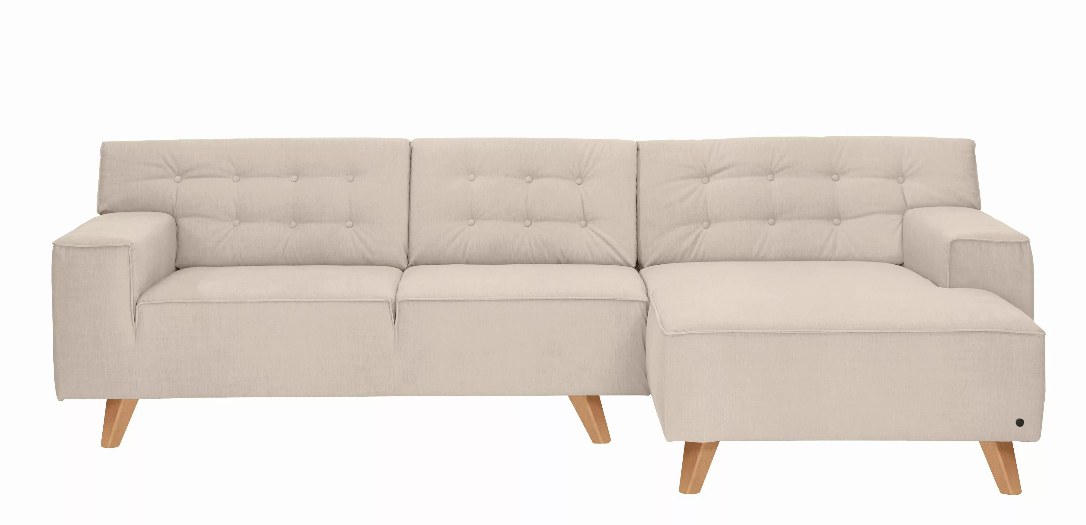 TOM TAILOR HOME Ecksofa "NORDIC CHIC", mit Recamiere, im Retrolook, Füße Bu günstig online kaufen