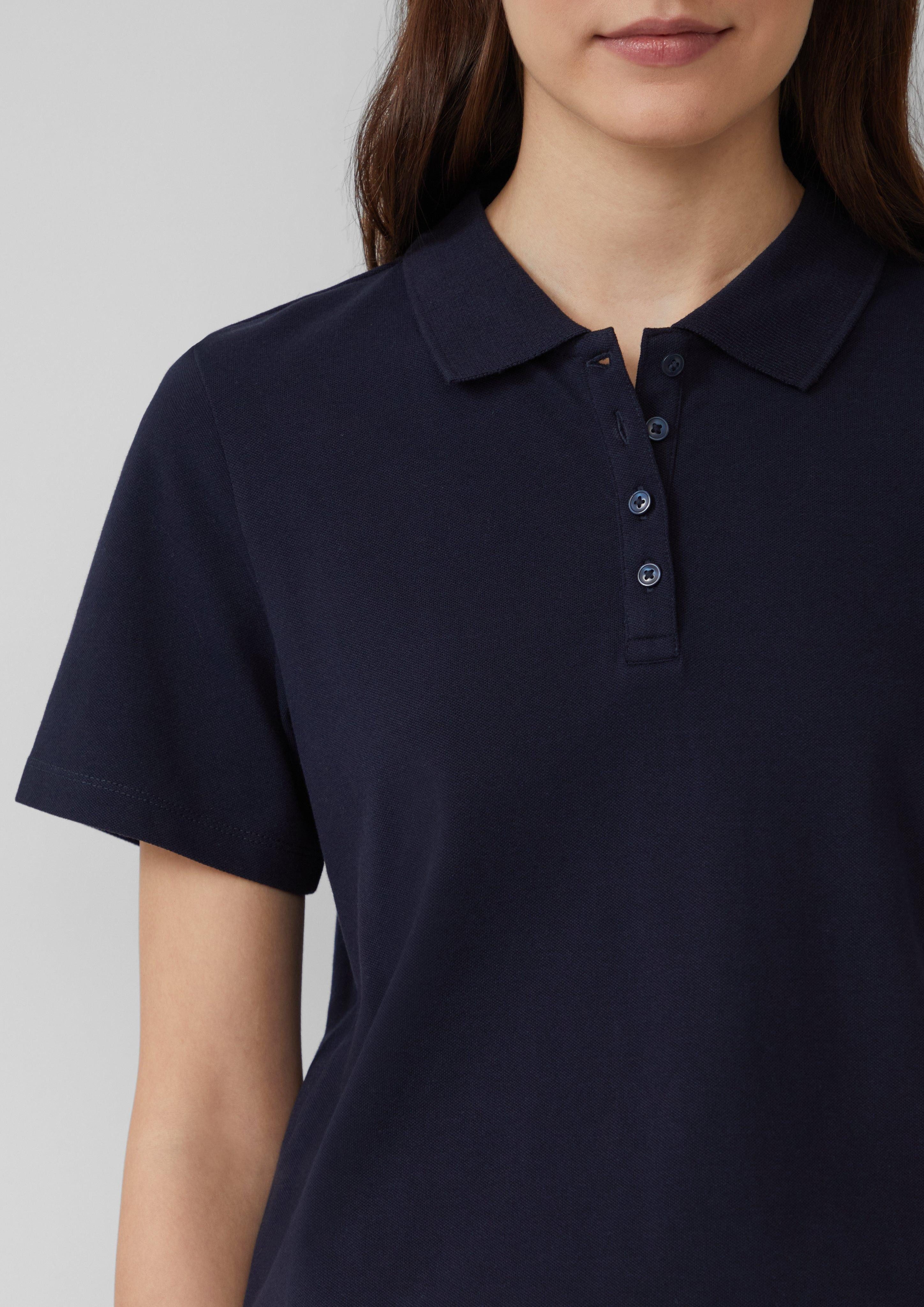 s.Oliver Poloshirt Verkürztes Poloshirt aus Baumwollpiqué günstig online kaufen